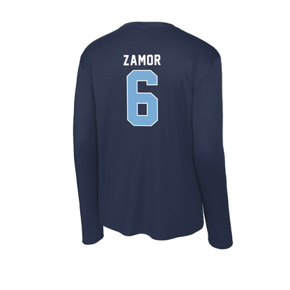The Citadel - NCAA Football : Ismael Zamor - Activewear Long Sleeve T-Shirt-1