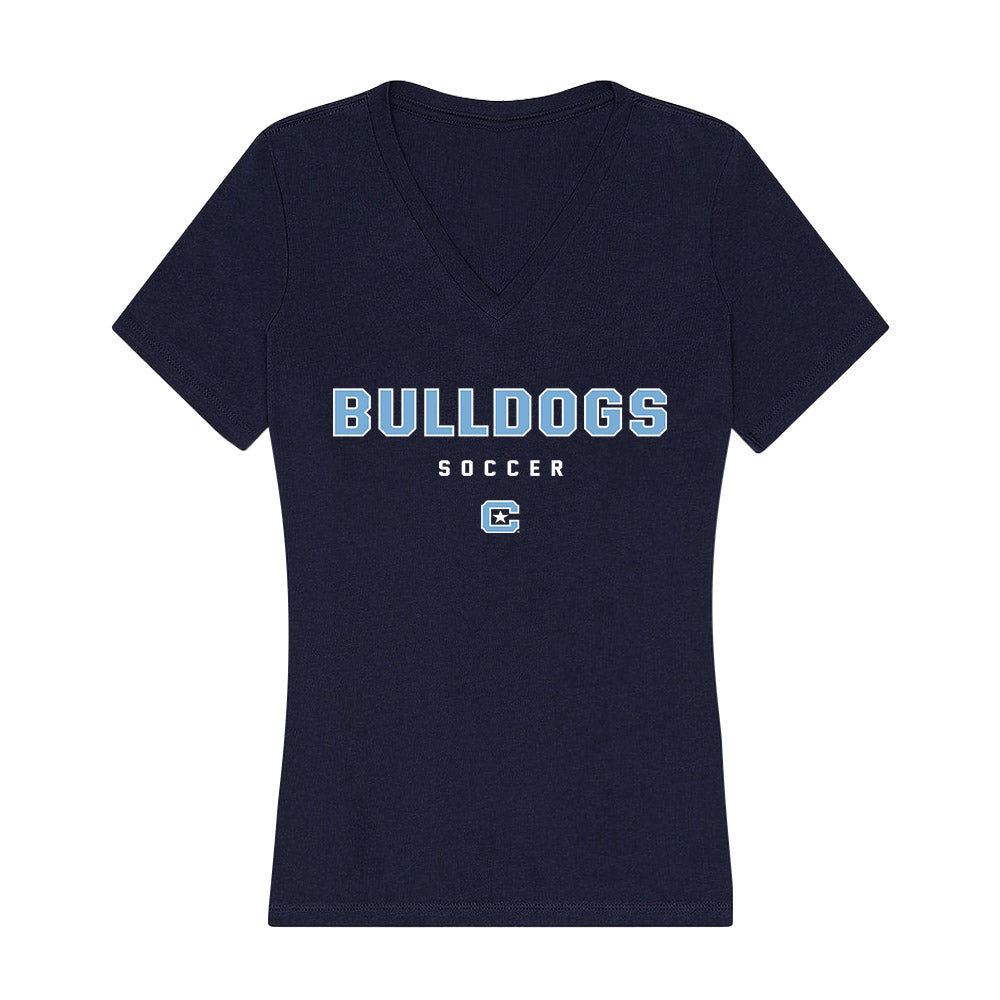 The Citadel - NCAA Women's Soccer : Alixandria Fletcher - Women's V-Neck T-Shirt-0