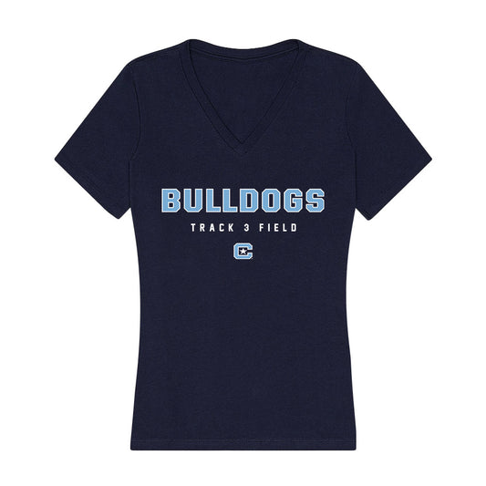 The Citadel - NCAA Men's Track & Field : Jaxon Brewer - Women's V-Neck T-Shirt-0