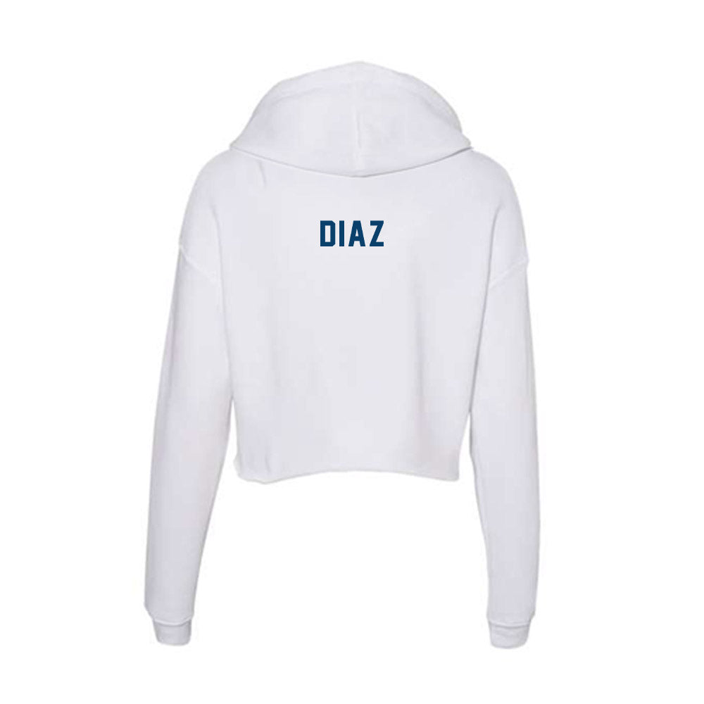 Saint Peter's - NCAA Men's Track & Field : Dezoara Diaz - Women's Crop Fleece Hoodie-1
