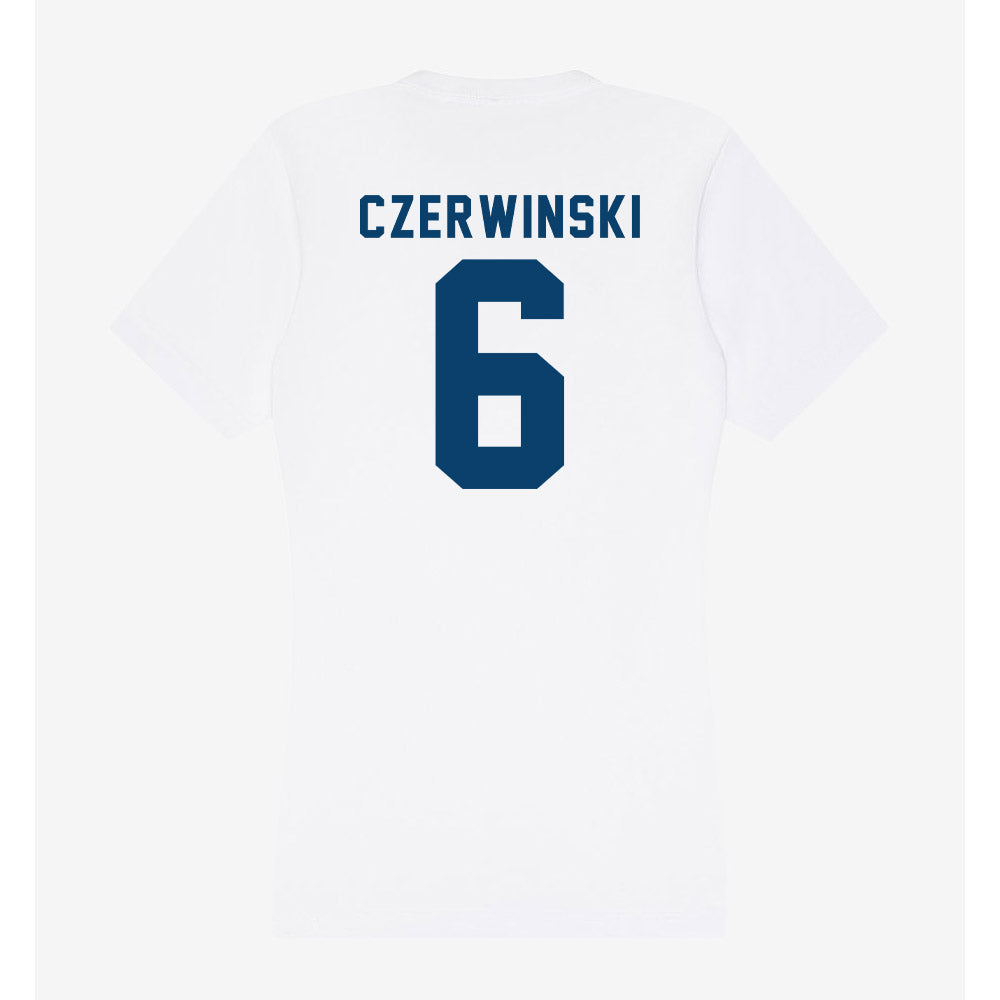 Saint Peter's - NCAA Softball : Lauren Czerwinski - Women's V-Neck T-Shirt-1