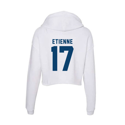 Saint Peter's - NCAA Men's Soccer : Omre Etienne - Women's Crop Fleece Hoodie-3