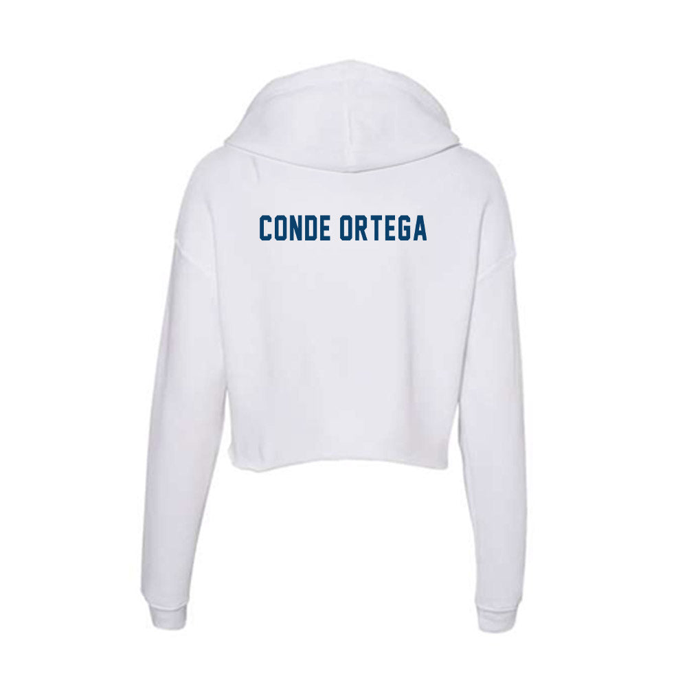 Saint Peter's - NCAA Men's Golf : Antonio Conde Ortega - Women's Crop Fleece Hoodie-2