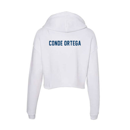 Saint Peter's - NCAA Men's Golf : Antonio Conde Ortega - Women's Crop Fleece Hoodie-2