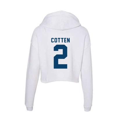 Saint Peter's - NCAA Women's Basketball : Iyanna Cotten - Women's Crop Fleece Hoodie-2