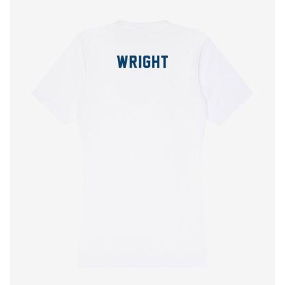 Saint Peter's - NCAA Men's Swimming & Diving : Christian Wright - Women's V-Neck T-Shirt-1