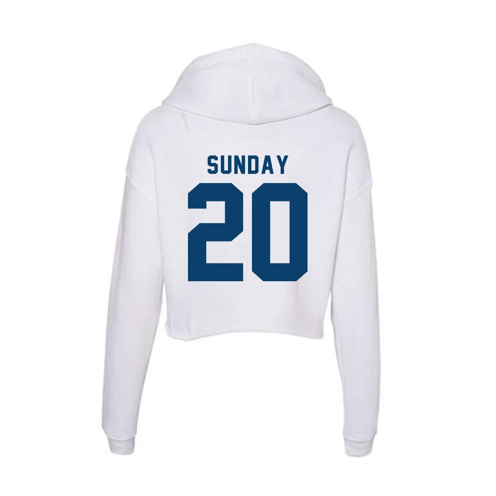 Saint Peter's - NCAA Women's Basketball : Reilly Sunday - Women's Crop Fleece Hoodie-2