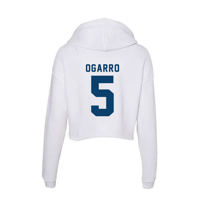 Saint Peter's - NCAA Men's Soccer : Micah OGarro - Women's Crop Fleece Hoodie-3