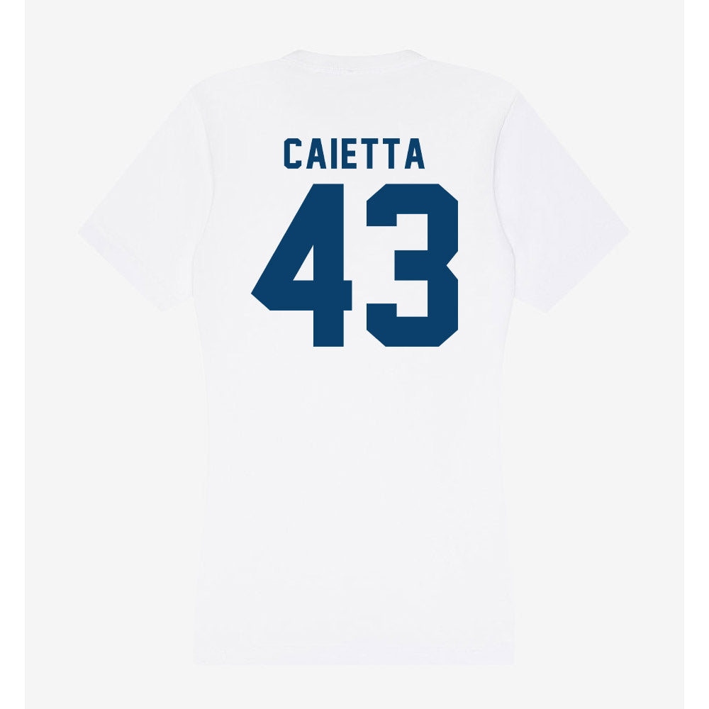Saint Peter's - NCAA Baseball : Frank Caietta - Women's V-Neck T-Shirt-1