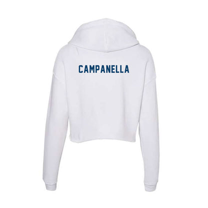 Saint Peter's - NCAA Men's Golf : Nick Campanella - Women's Crop Fleece Hoodie-2