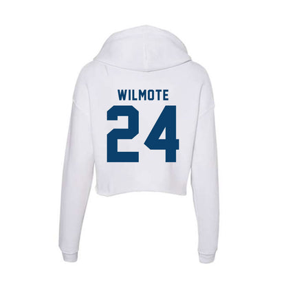 Saint Peter's - NCAA Men's Basketball : Robert Wilmote - Women's Crop Fleece Hoodie-2