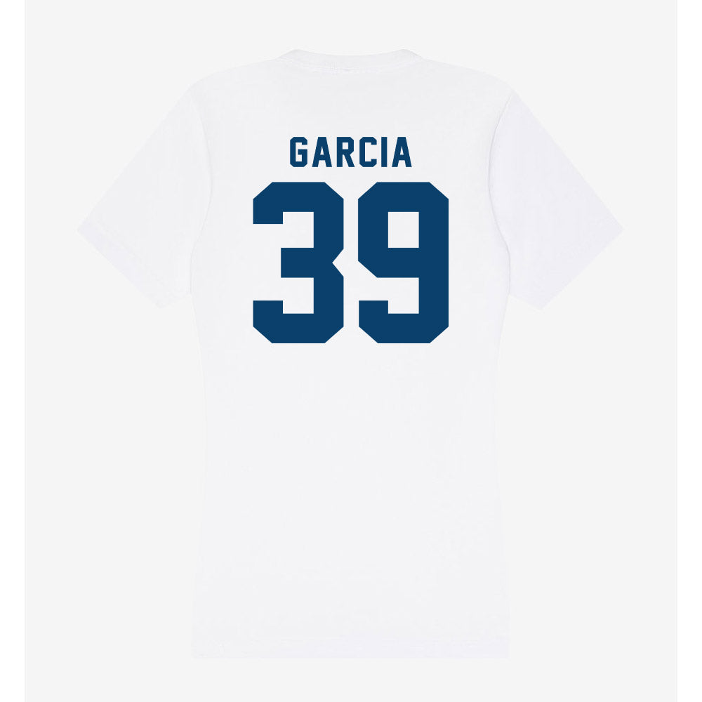 Saint Peter's - NCAA Men's Soccer : Bryan Garcia - Women's V-Neck T-Shirt-1