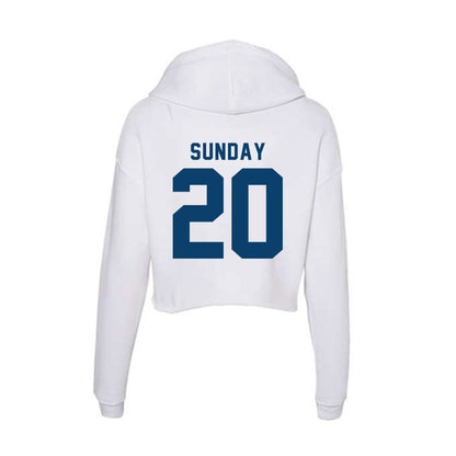 Saint Peter's - NCAA Women's Basketball : Reilly Sunday - Women's Crop Fleece Hoodie-3
