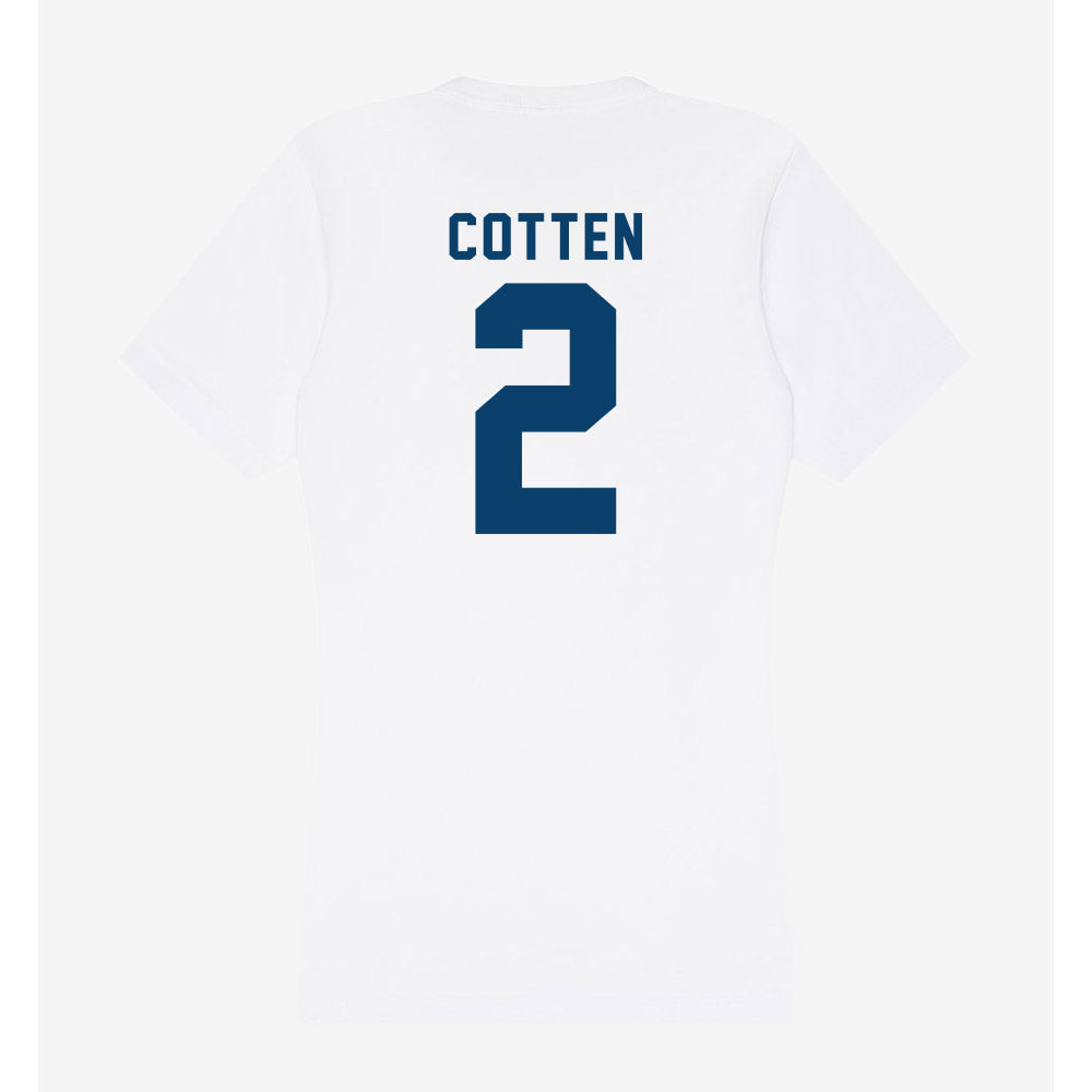 Saint Peter's - NCAA Women's Basketball : Iyanna Cotten - Women's V-Neck T-Shirt-1