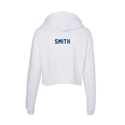 Saint Peter's - NCAA Men's Swimming & Diving : Ashton Smith - Women's Crop Fleece Hoodie-3