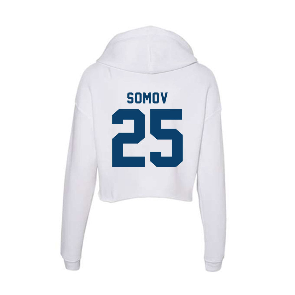 Saint Peter's - NCAA Men's Soccer : Kaloyan Somov - Women's Crop Fleece Hoodie-2
