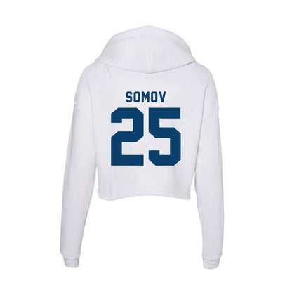 Saint Peter's - NCAA Men's Soccer : Kaloyan Somov - Women's Crop Fleece Hoodie-2