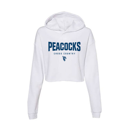 Saint Peter's - NCAA Women's Cross Country : Omaria Serrano - Women's Crop Fleece Hoodie-1