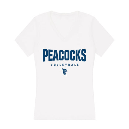 Saint Peter's - NCAA Women's Volleyball : Lara Martinez - Women's V-Neck T-Shirt-0