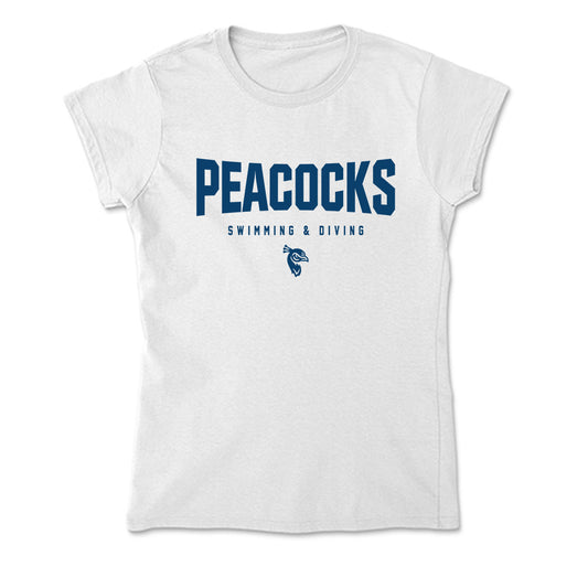 Saint Peter's - NCAA Men's Swimming & Diving : Ashton Smith - Soft Style Women’s T-Shirt-0