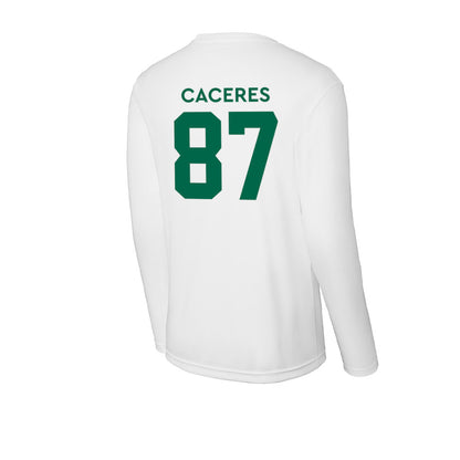 Illinois Wesleyan - NCAA Football : Anthony Caceres - Activewear Long Sleeve T-Shirt-1