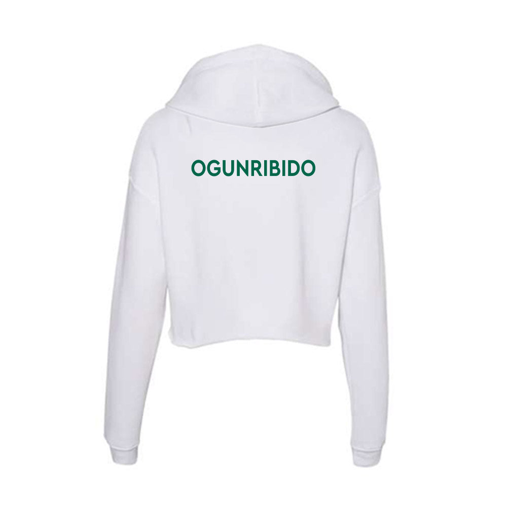 Illinois Wesleyan - NCAA Women's Track & Field : Imani Ogunribido - Women's Crop Fleece Hoodie-1