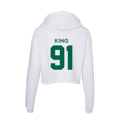 Illinois Wesleyan - NCAA Football : Anaijs King - Women's Crop Fleece Hoodie-1
