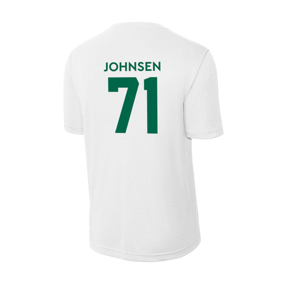Illinois Wesleyan - NCAA Football : Luke Johnsen - Activewear T-Shirt-1