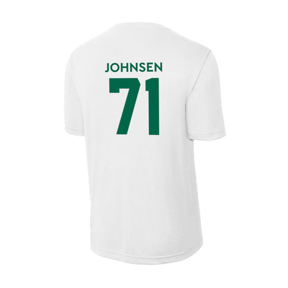 Illinois Wesleyan - NCAA Football : Luke Johnsen - Activewear T-Shirt-1
