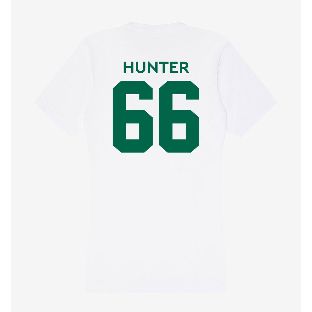 Illinois Wesleyan - NCAA Football : Demarco Hunter - Women's V-Neck T-Shirt-1