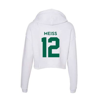 Illinois Wesleyan - NCAA Men's Basketball : Micah Meiss - Women's Crop Fleece Hoodie-1