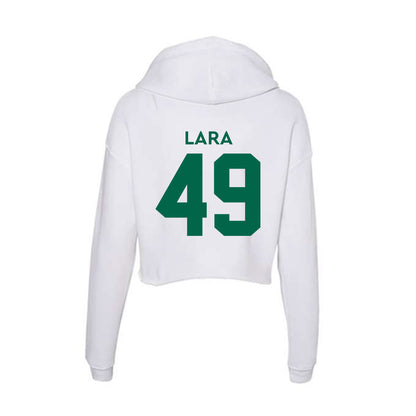 Illinois Wesleyan - NCAA Football : Ricardo Lara - Women's Crop Fleece Hoodie-1