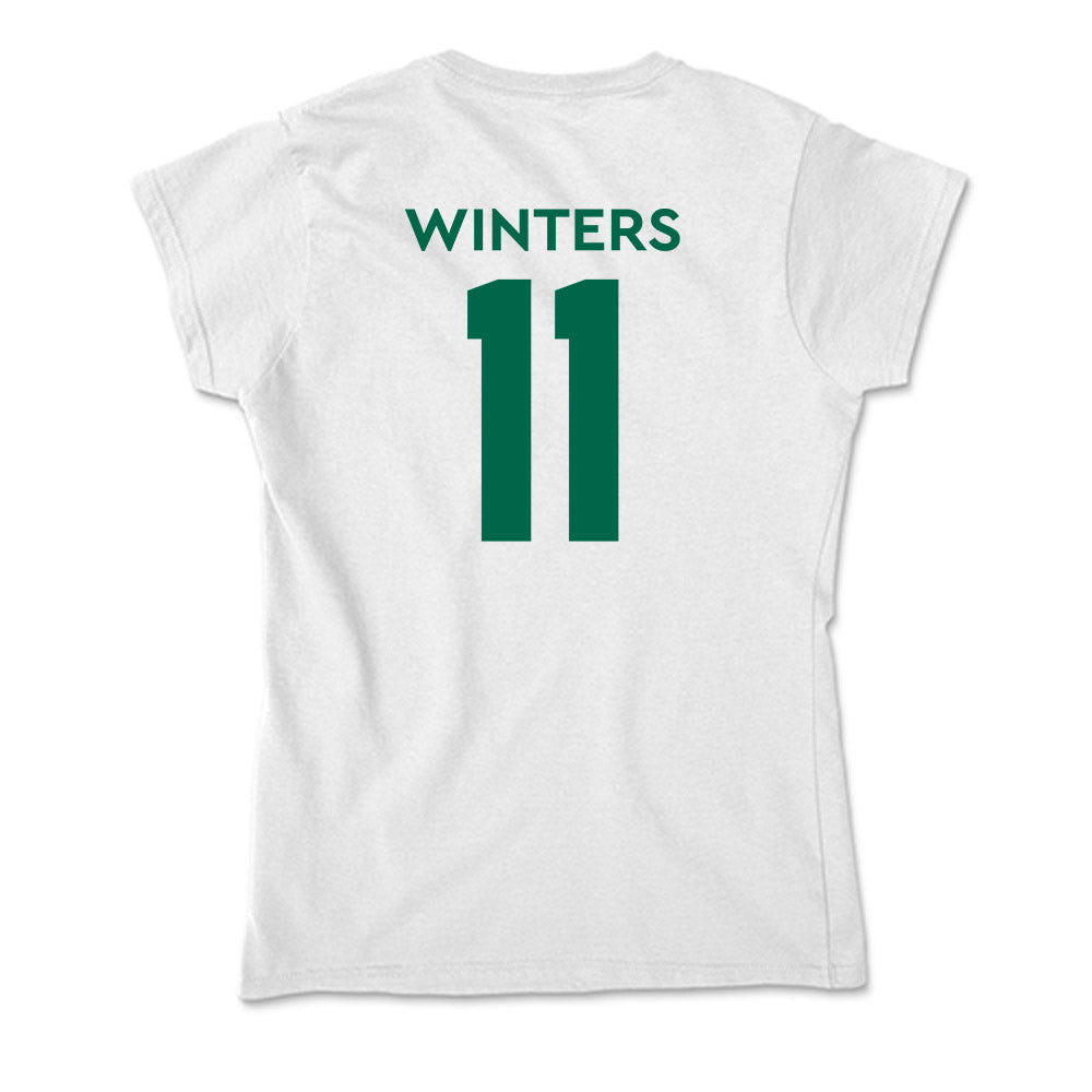 Illinois Wesleyan - NCAA Football : Deon Winters - Soft Style Women’s T-Shirt-1