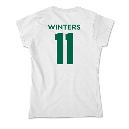 Illinois Wesleyan - NCAA Football : Deon Winters - Soft Style Women’s T-Shirt-1