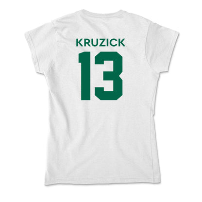 Illinois Wesleyan - NCAA Football : GB Kruzick - Soft Style Women’s T-Shirt-1