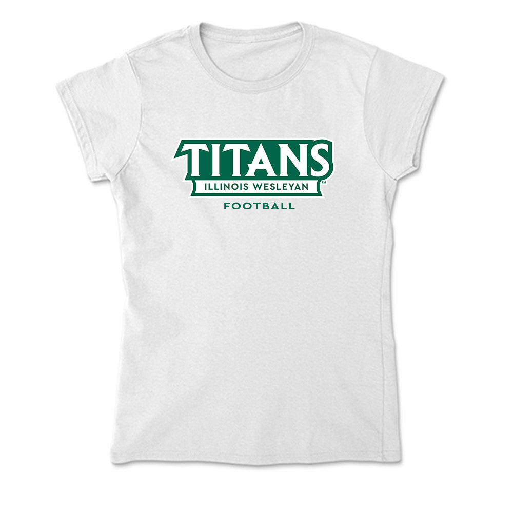 Illinois Wesleyan - NCAA Football : John Gavin - Soft Style Women’s T-Shirt-0