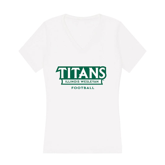 Illinois Wesleyan - NCAA Football : Christos Alexandros - Women's V-Neck T-Shirt-0