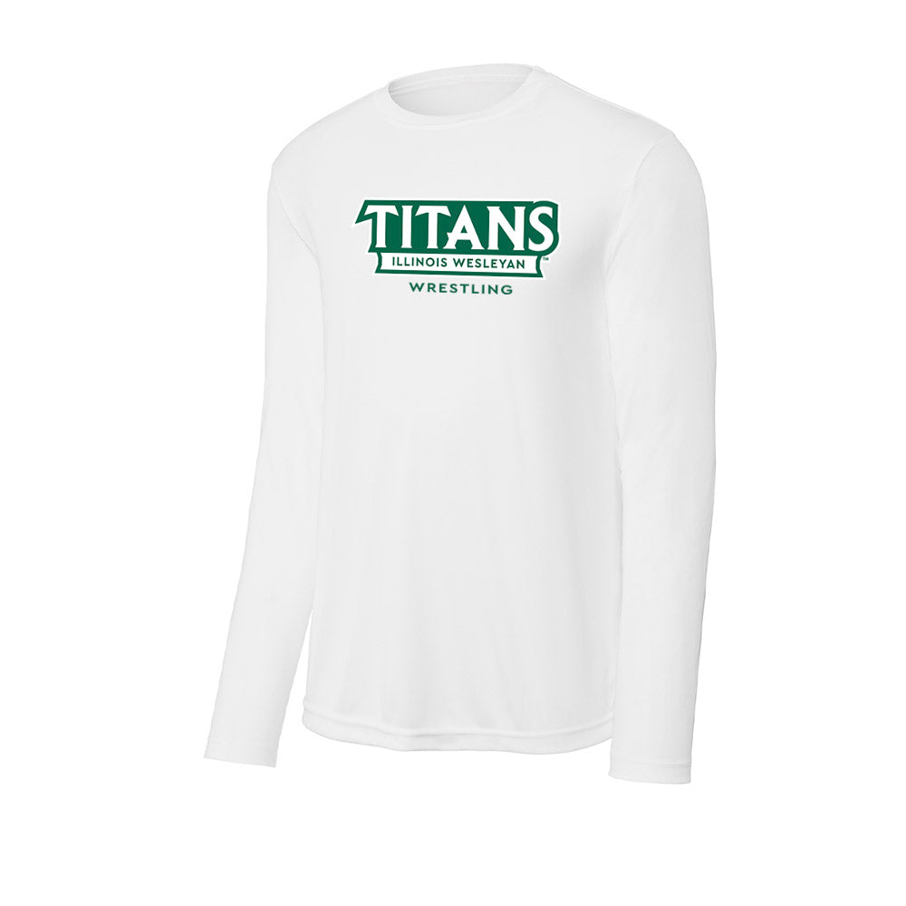 Illinois Wesleyan - NCAA Wrestling : Evan Carel - Activewear Long Sleeve T-Shirt