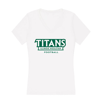 Illinois Wesleyan - NCAA Football : Deon Winters - Women's V-Neck T-Shirt-0