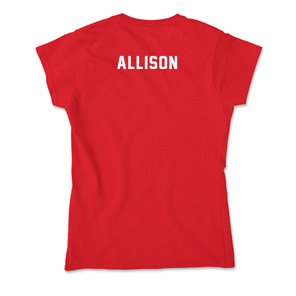 Tampa - NCAA Men's Swimming & Diving : Jared Allison - Soft Style Women’s T-Shirt-3