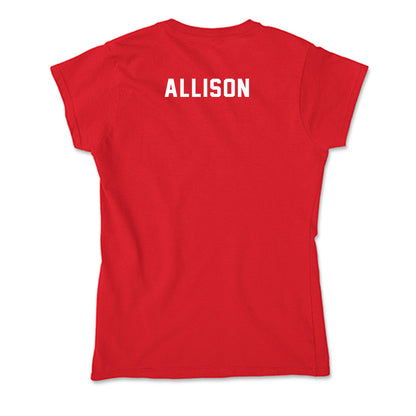 Tampa - NCAA Men's Swimming & Diving : Jared Allison - Soft Style Women’s T-Shirt-3