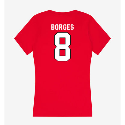 Tampa - NCAA Women's Lacrosse : Alexa Borges - Women's V-Neck T-Shirt-1