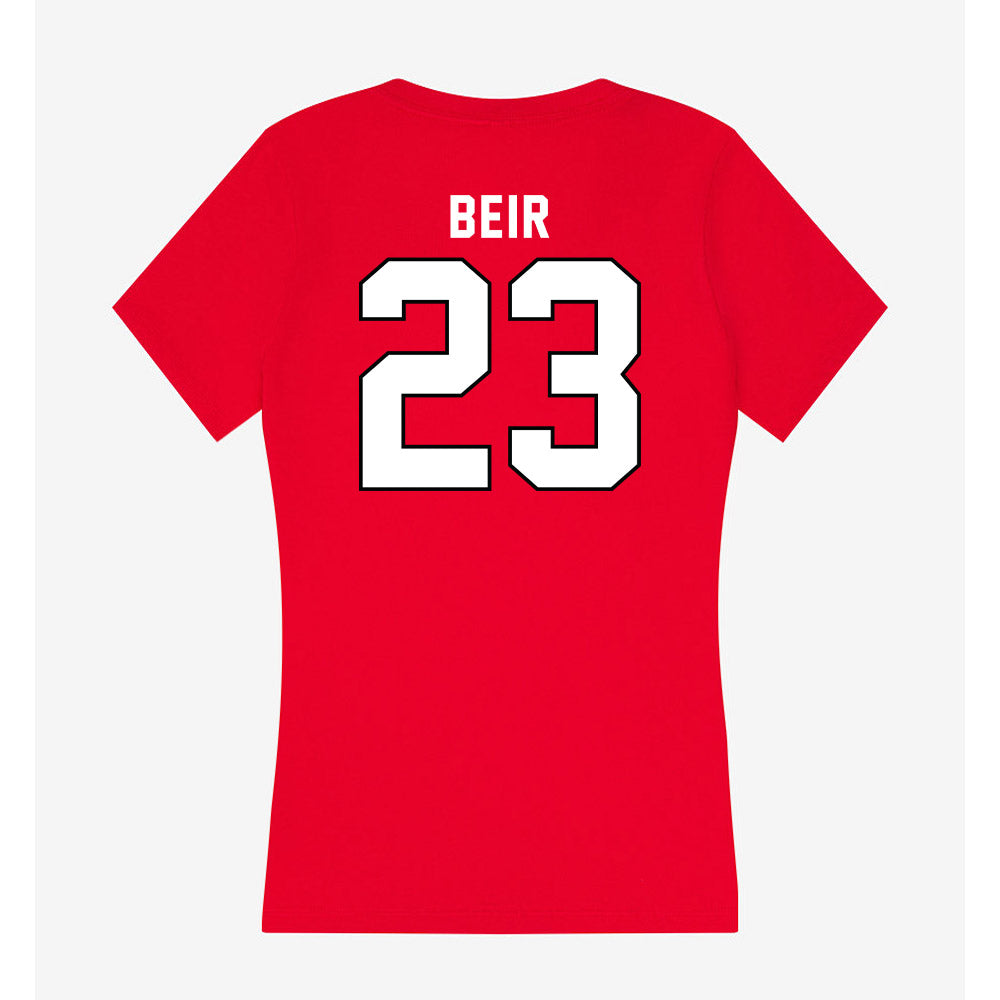 Tampa - NCAA Baseball : Sammy Beir - Women's V-Neck T-Shirt-1