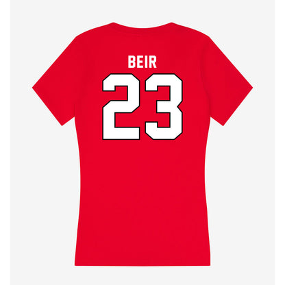 Tampa - NCAA Baseball : Sammy Beir - Women's V-Neck T-Shirt-1