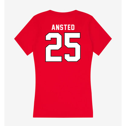 Tampa - NCAA Men's Lacrosse : Grant Ansted - Women's V-Neck T-Shirt-1