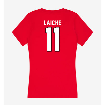 Tampa - NCAA Baseball : Alex Laiche - Women's V-Neck T-Shirt-1