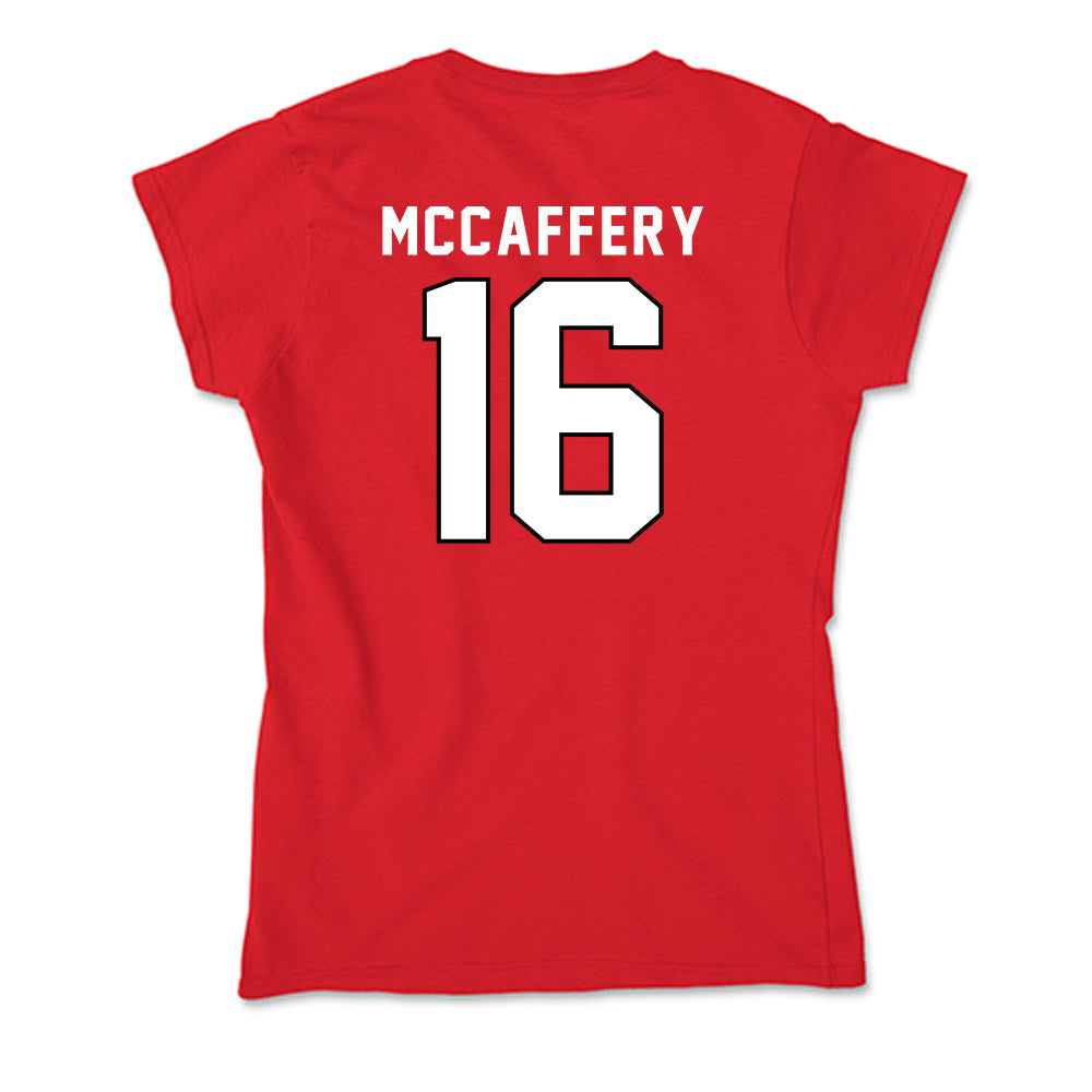 Tampa - NCAA Baseball : Dennis McCaffery - Soft Style Women’s T-Shirt-3