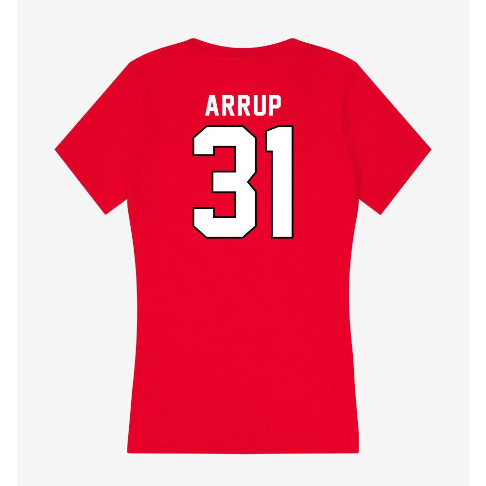 Tampa - NCAA Men's Lacrosse : Desi Arrup - Women's V-Neck T-Shirt-1