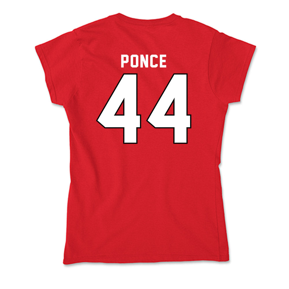Tampa - NCAA Baseball : Jesse Ponce - Soft Style Women’s T-Shirt-3