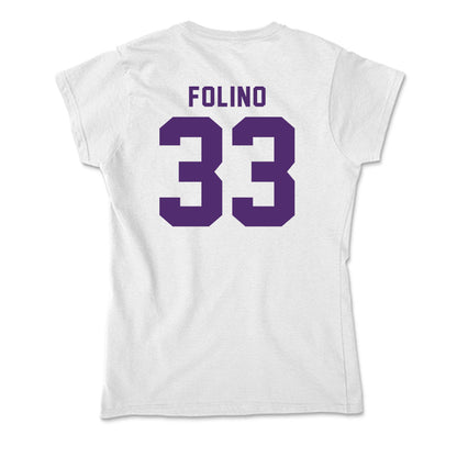 Albion - NCAA Men's Soccer : Simone Folino - Soft Style Women’s T-Shirt-1